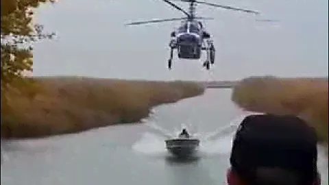 Садки, вертолёт,погоня